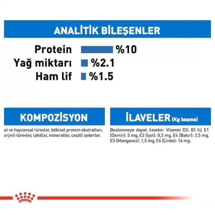 Royal Canin Ultra Light Gravy Pouch Diyet Kedi Maması 85 Gr
