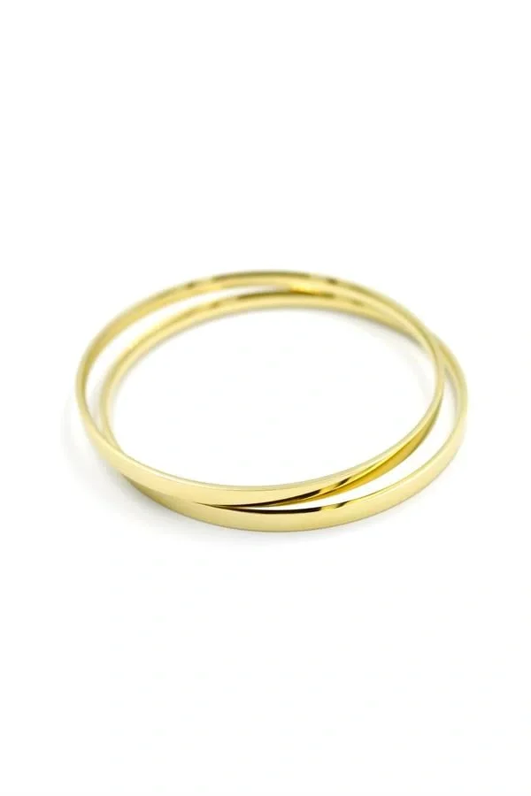 2li Ajda Bilezik - 65 mm - Altın