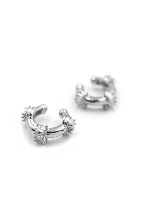 2li Kıkırdak Küpe - Gümüş