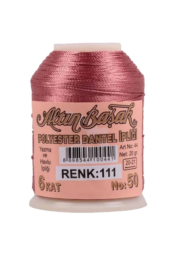 3 Adet Altınbaşak Oya ve Dantel İpi 20 gr - Royaleks - No: 111