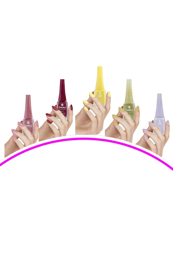 5 Adet Keratinli Besleyici Oje 14 ml SET3