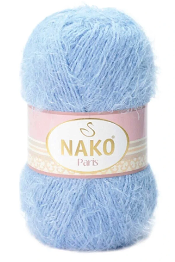 5 Adet Paris El Örgü ipi Yünü Mavi 4129