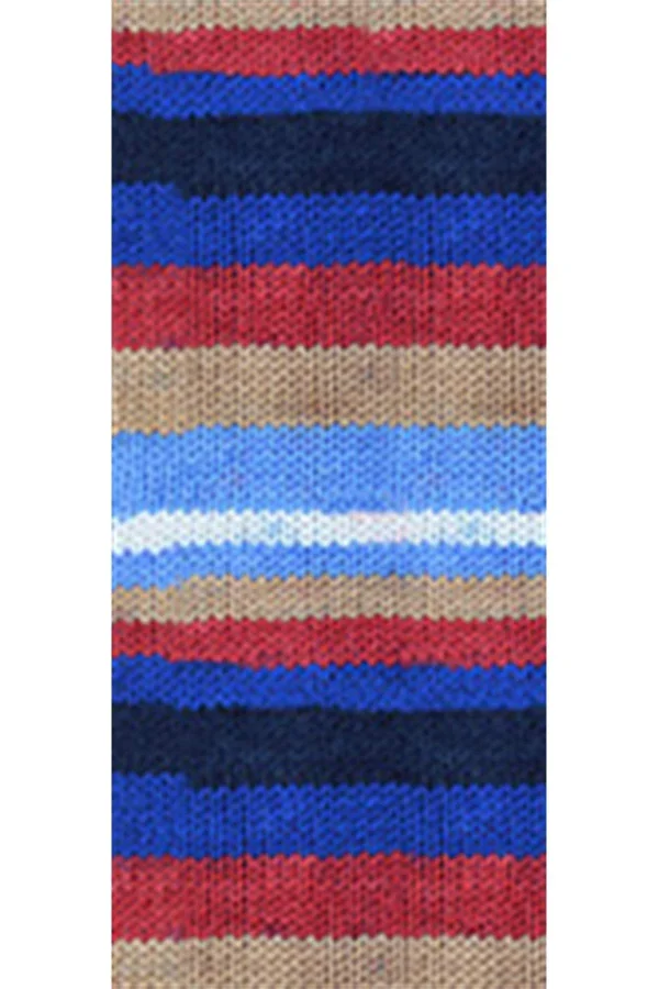 5 Adet Vega Stripe Premium Akrilik El Örgü İpi Yünü No: 82411