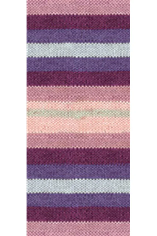 5 Adet Vega Stripe Premium Akrilik El Örgü İpi Yünü No: 82415