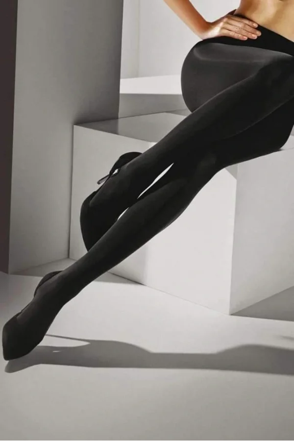 6 Adet Siyah 100 Denye Kalın Kışlık Külotlu Çorap Opak Naturel Esnek 6lı Paket