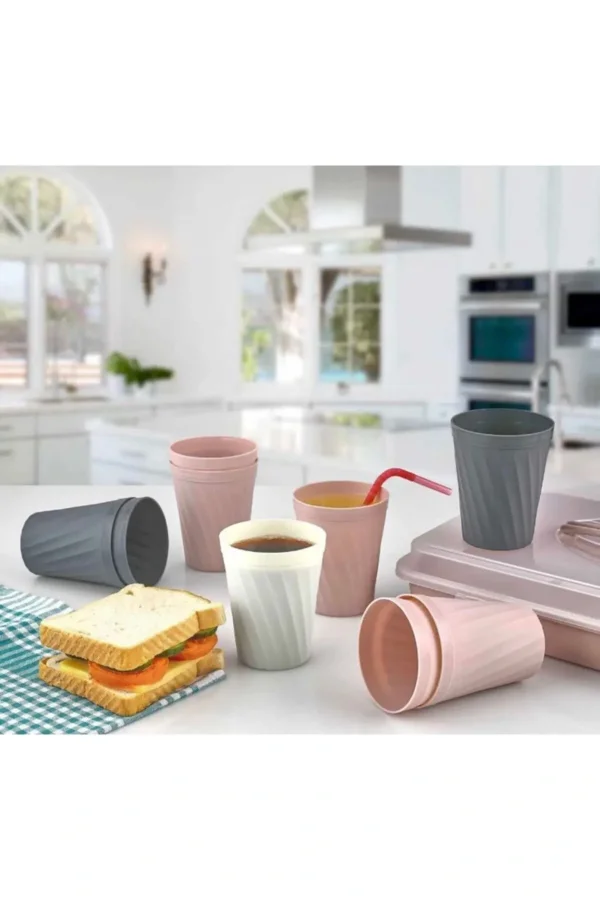 6lı Plastik Bardak Seti - Piknik Bardağı Seti