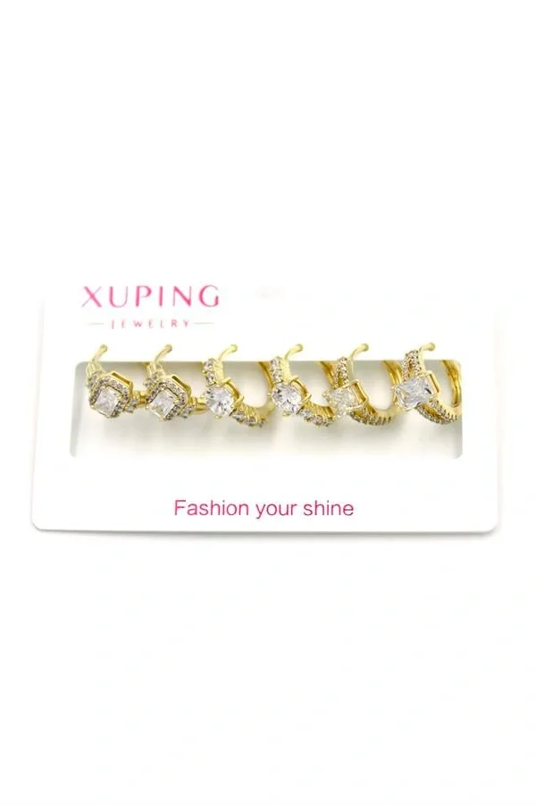 6lı Xuping Küpe - Altın