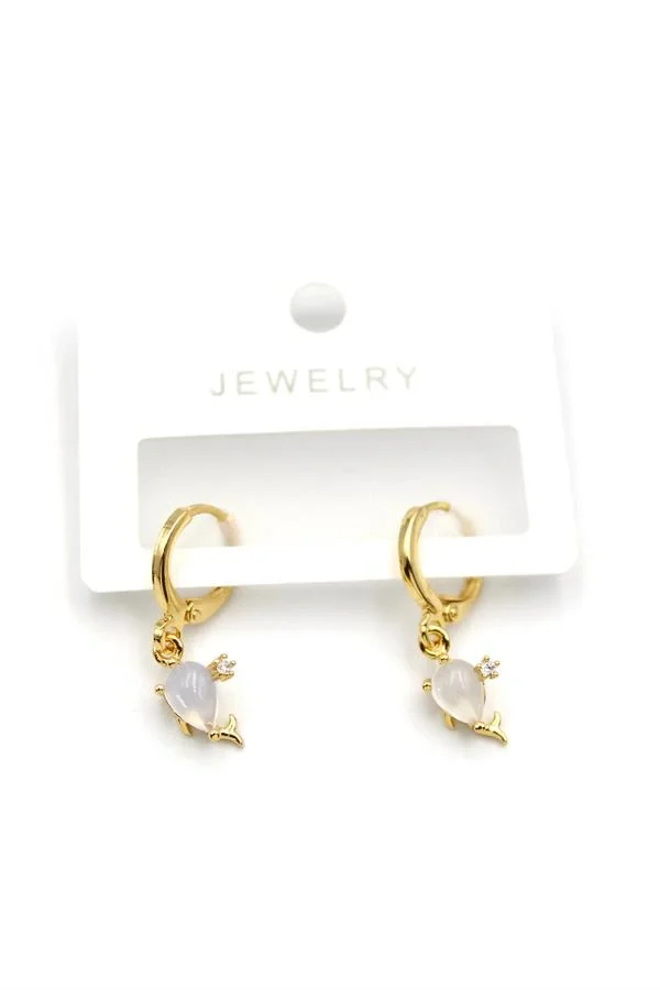 Balina Küpe - Altın