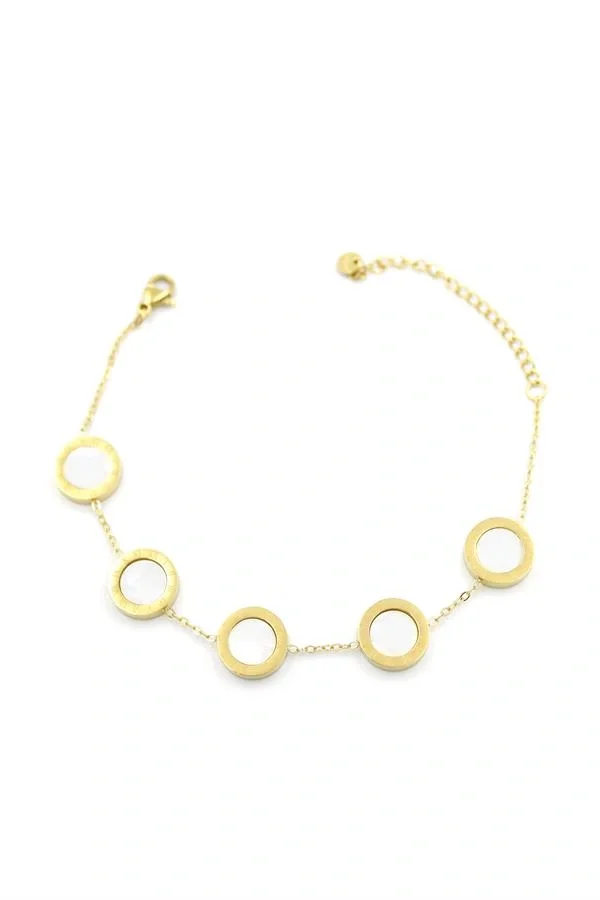 Blg Zincir Bileklik - Altın