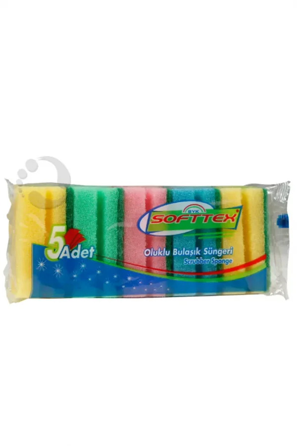 Bulaşık Süngeri Oluklu 5li Royaleks-NRX-F552