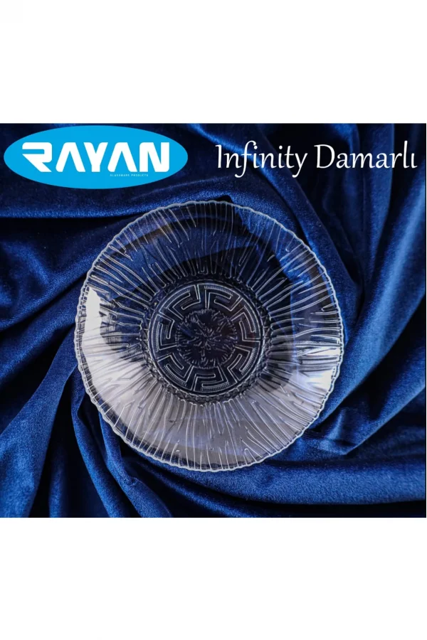 Cam Tabak Güneş Yıldız Gül Model 6lı Royaleks-G-404