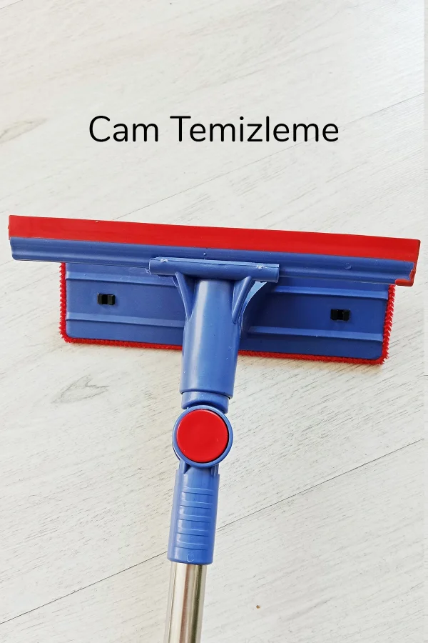 Çok Amaçlı Cam Silme Fırçası - Silikon Uçlu Çekçek - Tüy Toplayıcı Döner Başlıklı