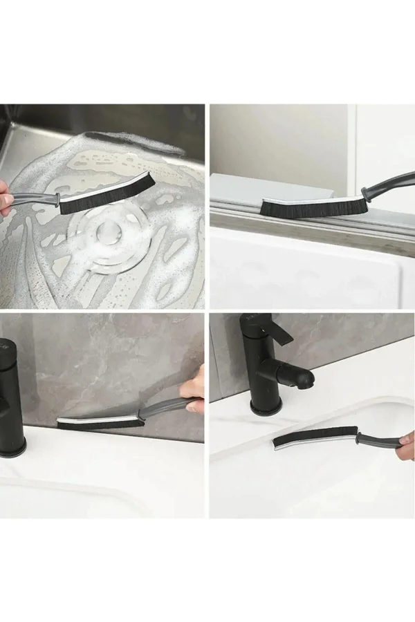 Çok Amaçlı Multi Ince Temizlik Fırçası Derz Arası Banyo Mutfak Lavabo Detay Temizleme Fırçası 2 Adet