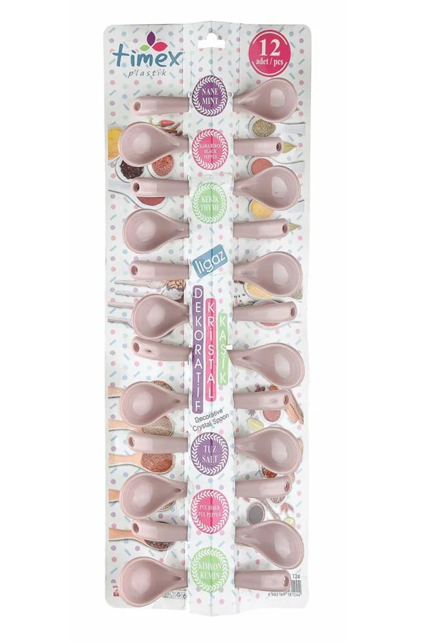 Dekoratif Kristal Kaşık Seti 12li Royaleks-TİM124