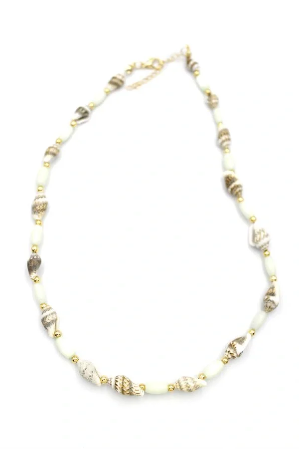 Deniz Kabuğu Kolye - Beyaz