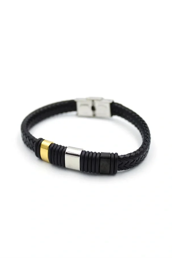 Deri Erkek Bileklik - ÇOK RENKLİ