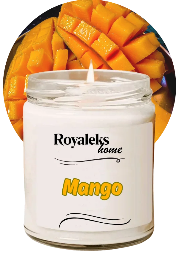 Doğal Özel Seri Kokulu Dekoratif Kavanoz Mum 210 cc - Mango Esansı - RYL