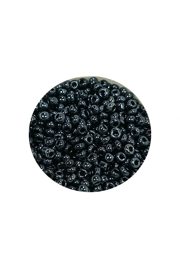 Dökme Cam Kum Boncuk (11/0) 2 mm - 20 Gram -  Koyu Yeşil - BNC019