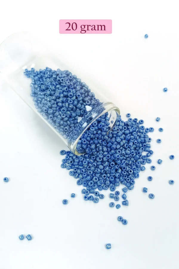 Dökme Cam Kum Boncuk (11/0) 2 mm - 4 Renk - Toplam 80 Gram -  BNC401