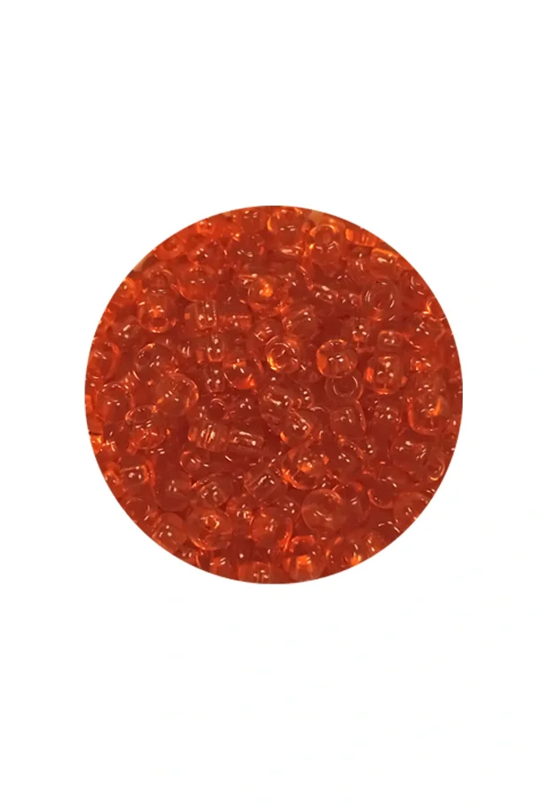 Dökme Cam Kum Boncuk (8/0) 3 mm - 20 Gram - Şeffaf Turuncu - BNC165