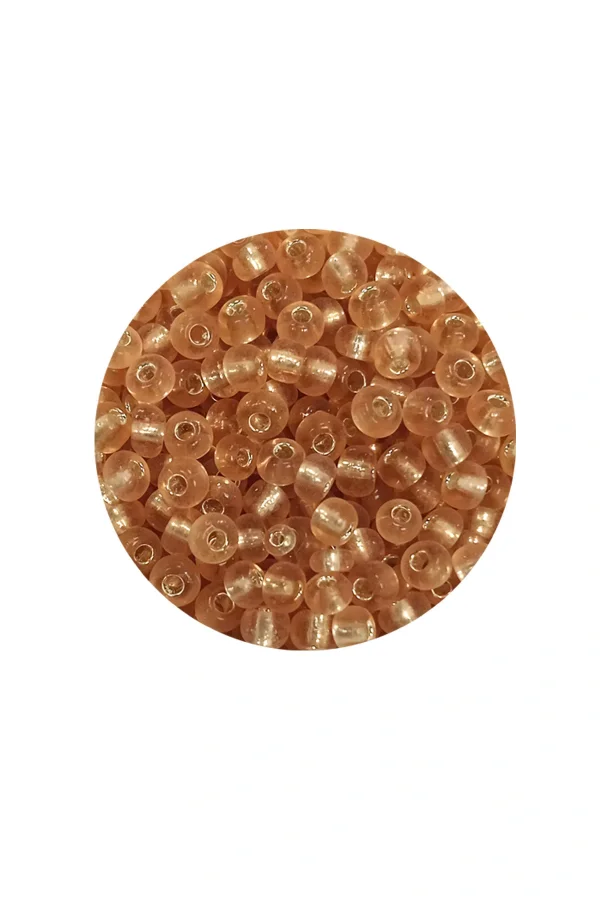Dökme Cam Kum Boncuk (8/0) 3 mm - 60 Gram - Şeffaf Bal Rengi - BNC184