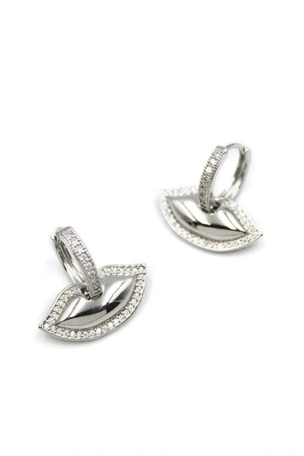 Dudak Küpe - Gümüş