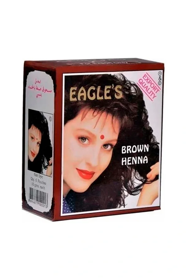 Eagles Orijinal Hint Kınası Saç Boyası Kahverengi - Brown Henna