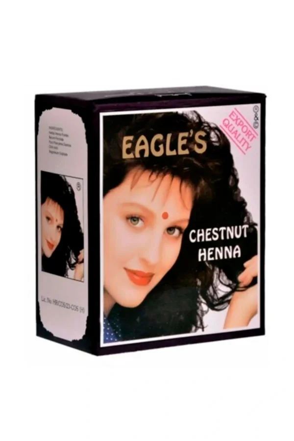 Eagles Orijinal Hint Kınası Saç Boyası Kestane Rengi - Chestnut Henna