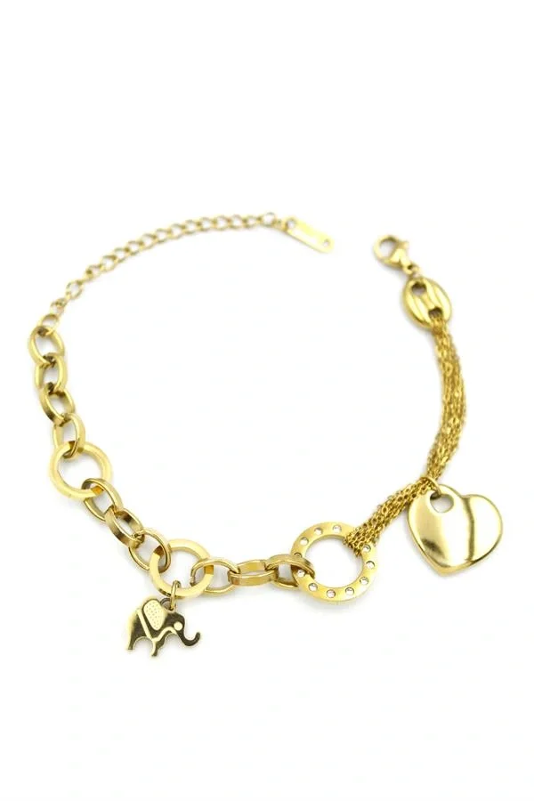 Fil Bileklik - Altın