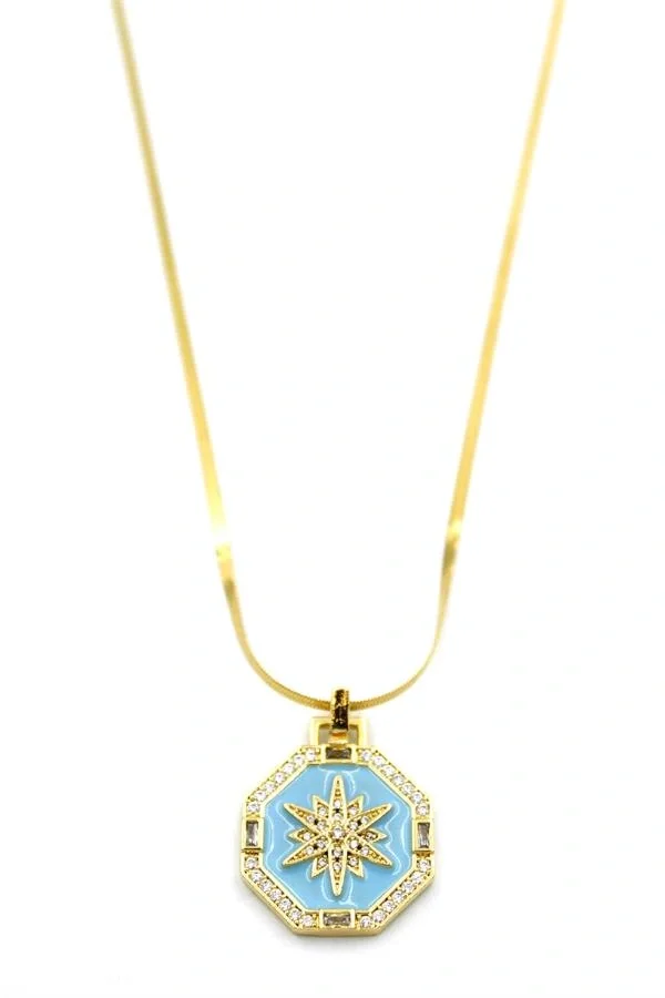 Güneş Kolye - Altın