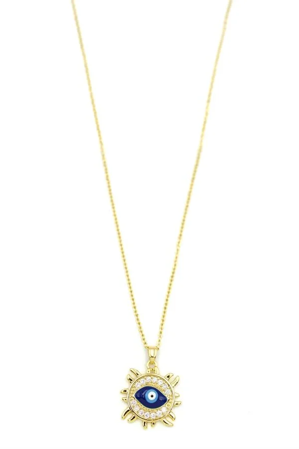 Güneş Kolye - Altın