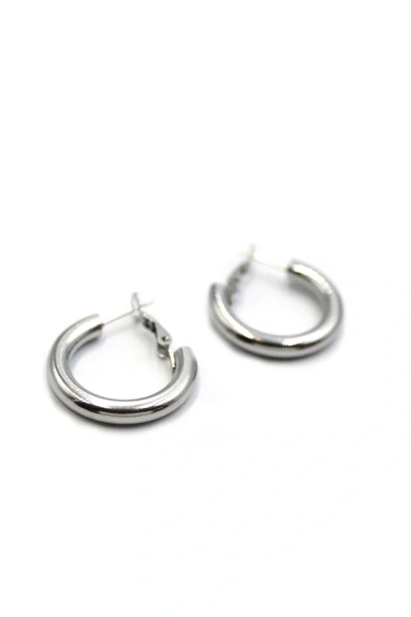 Halka Küpe - 2 cm - Gümüş