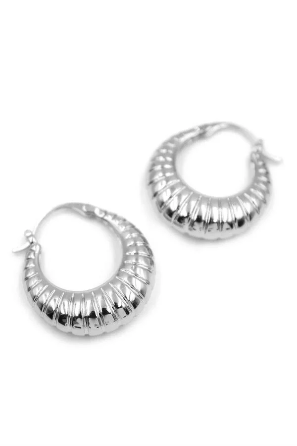 Halka Küpe - Gümüş