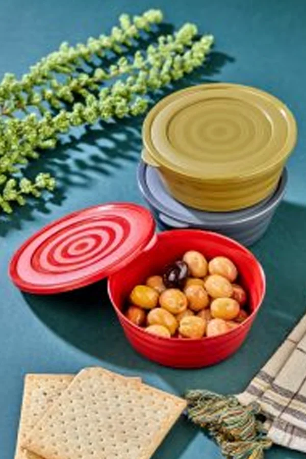 Harmony Kapaklı Yonca Kase 3lü Royaleks-HT-002