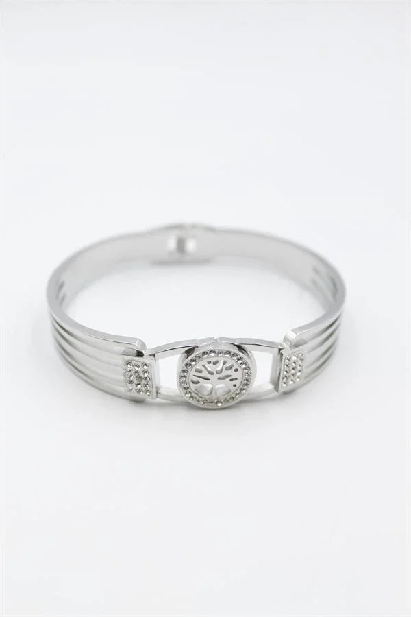 Hayat Ağacı Bileklik - Gümüş