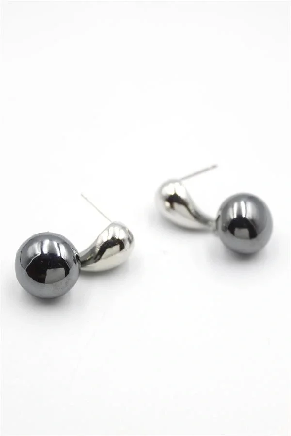 İncili Küpe - Gümüş