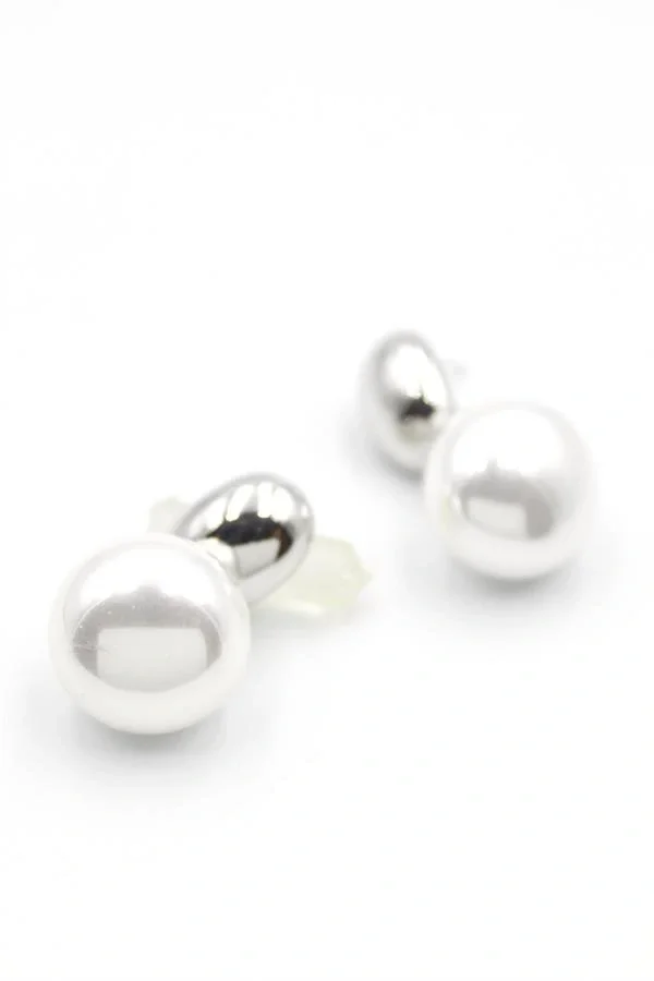 İncili Küpe - Gümüş