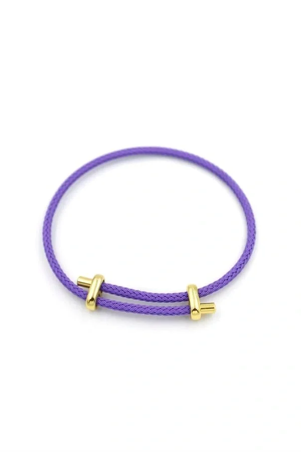 İp Bileklik - Mor