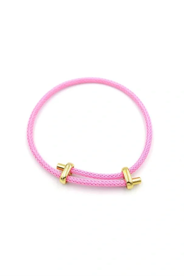 İp Bileklik - Pembe