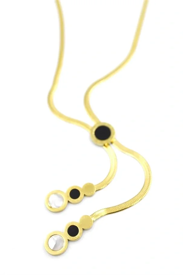 İtalyan Zincir Kolye - Altın