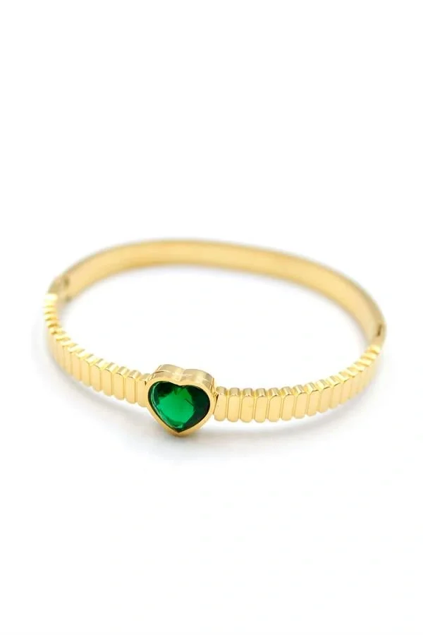 Kalp Bilezik - Yeşil