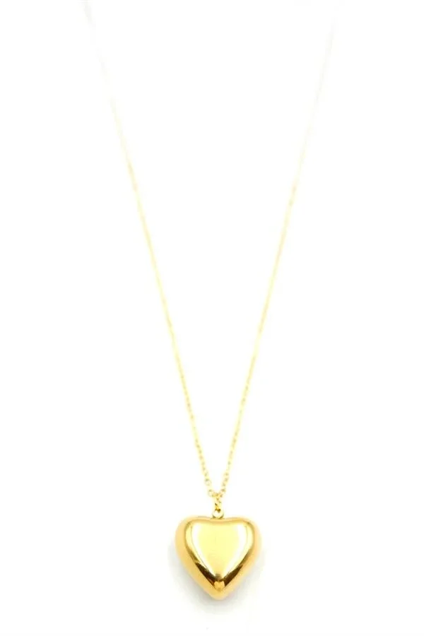 Kalp Kolye - Altın