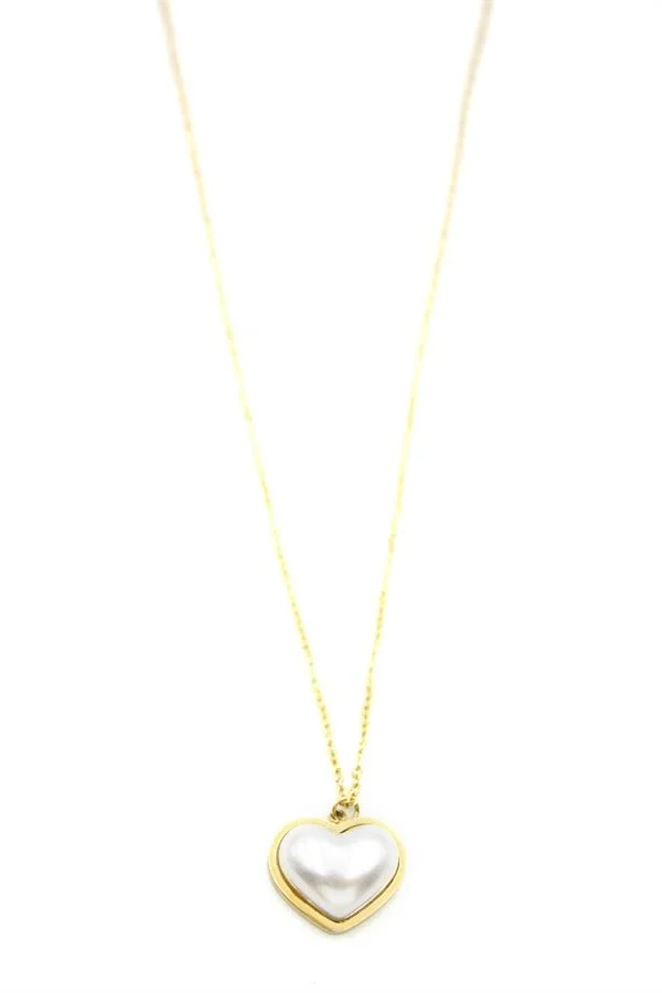 Kalp Kolye - Altın