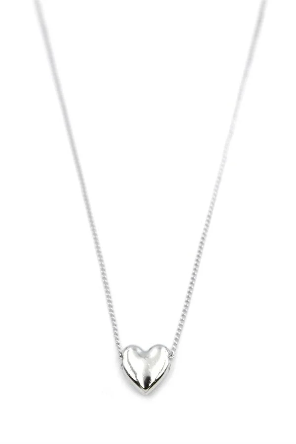 Kalp Kolye - Gümüş