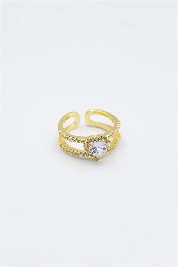 Kalp Yüzük - Altın