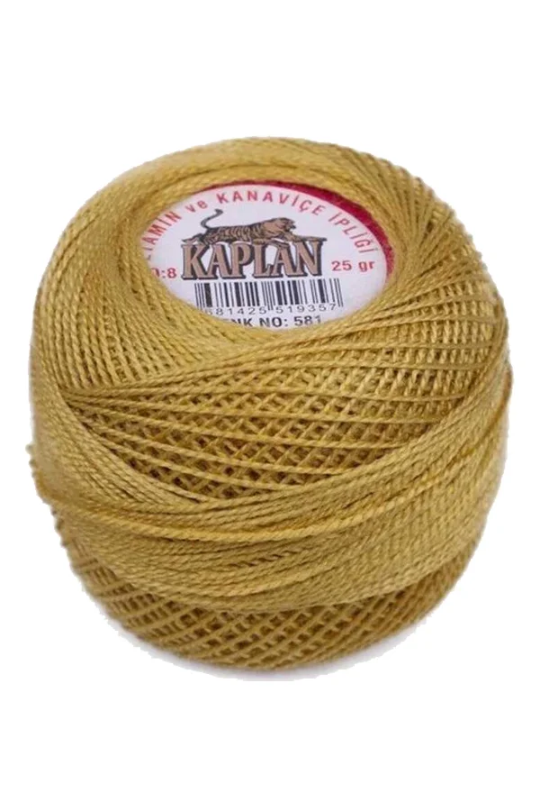 Kaplan Etamin Ve Kanaviçe İpi 8 No Kod/Renk: 581 - Royaleks