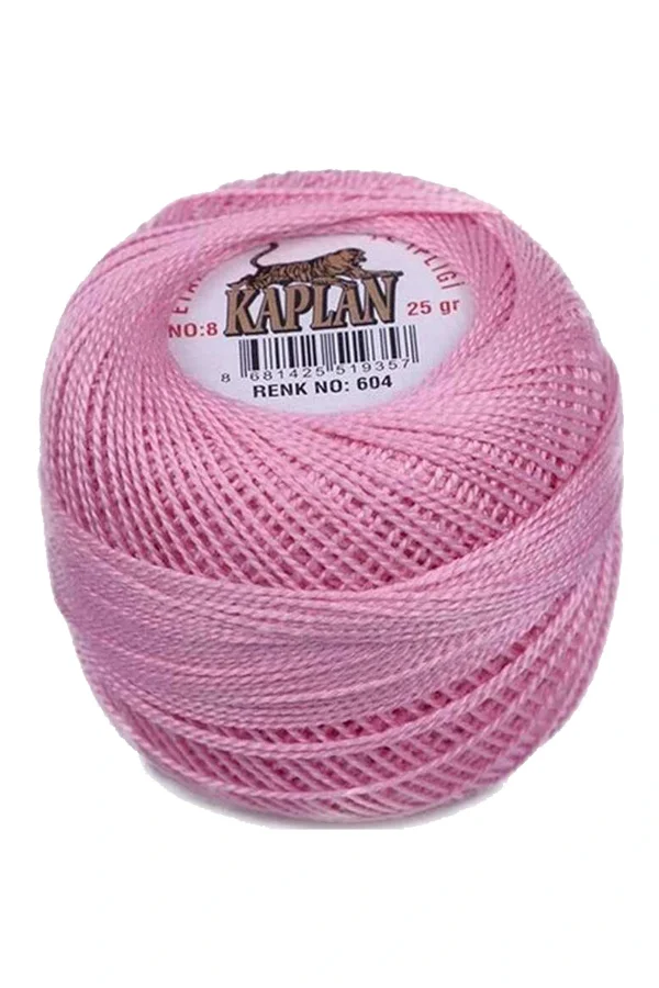 Kaplan Etamin Ve Kanaviçe İpi 8 No Kod/Renk: 604 - Royaleks