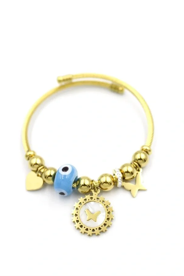 Kelebek Charm Bilezik - Altın