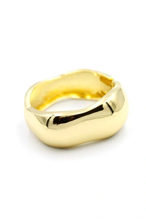 Kelepçe Bilezik - Altın