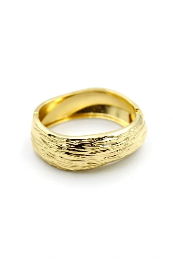 Kelepçe Bilezik - Altın